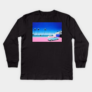 hiroshi nagai Kids Long Sleeve T-Shirt